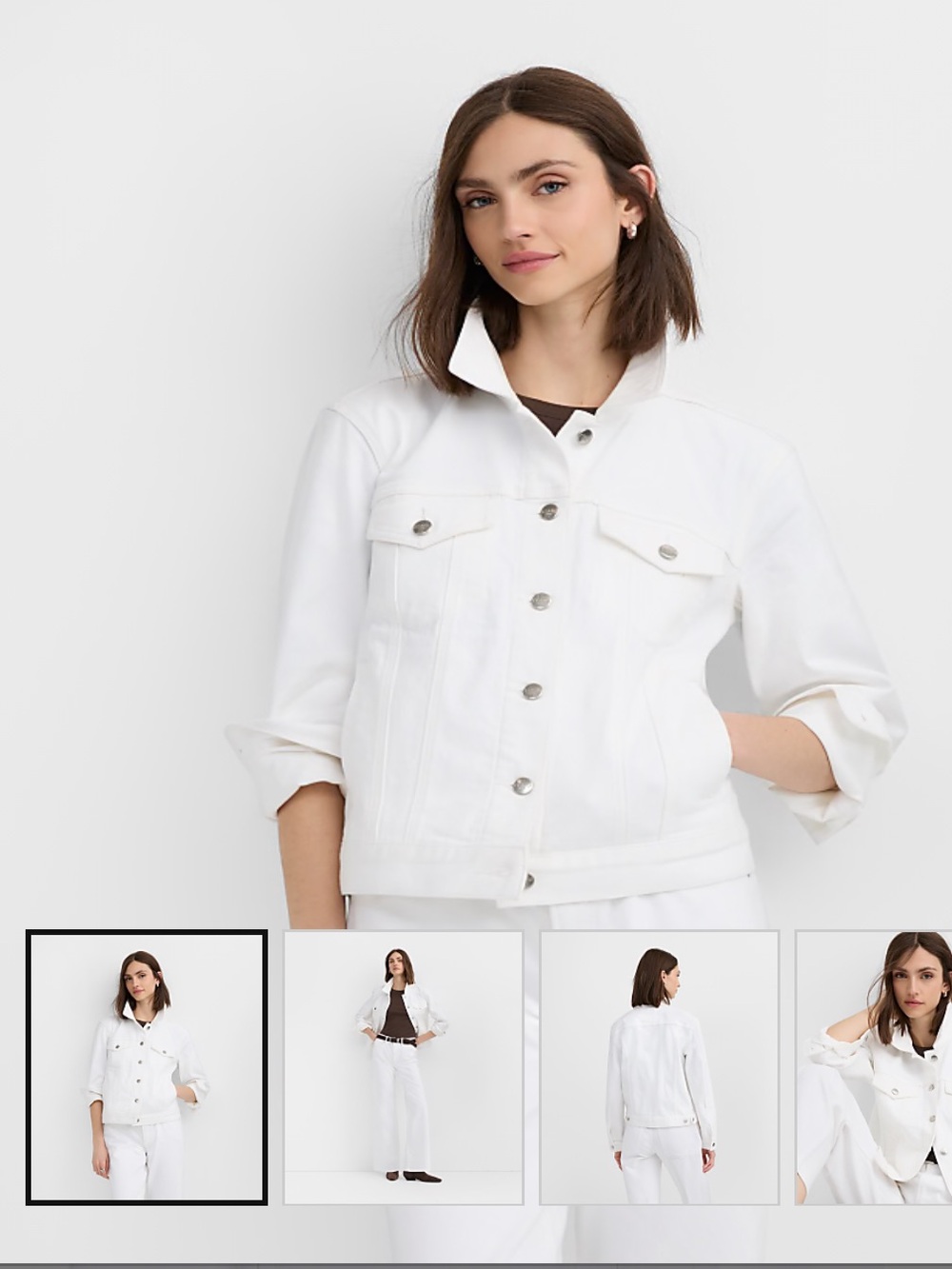 LOFT White Women’s Denim Jacket
